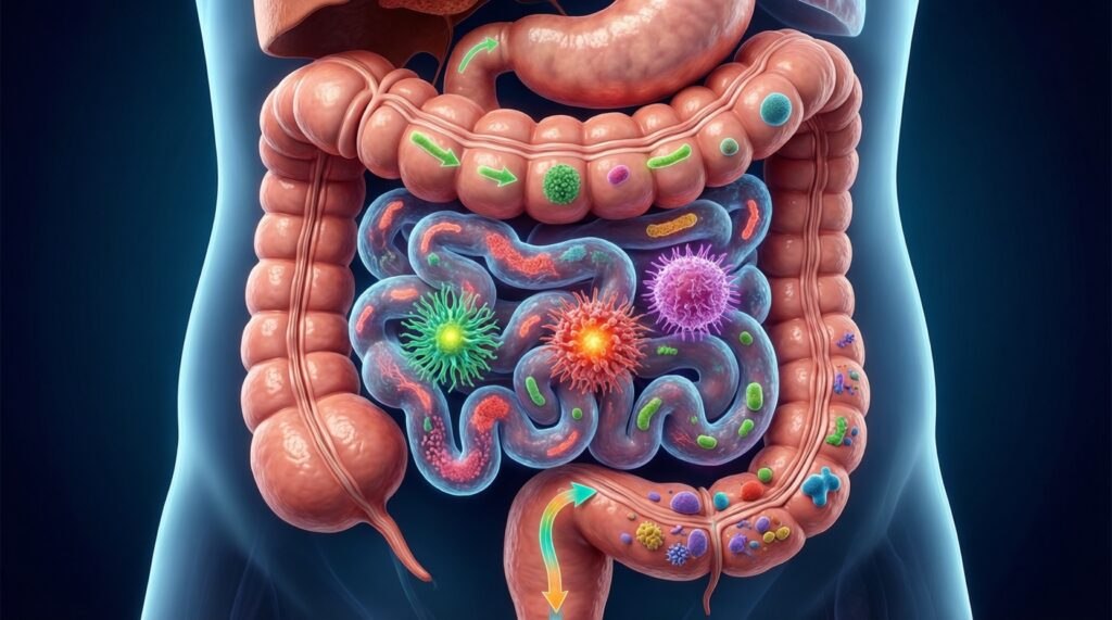 Микробиом человека: как бактерии влияют на иммунитет, вес и настроение - иллюстрация