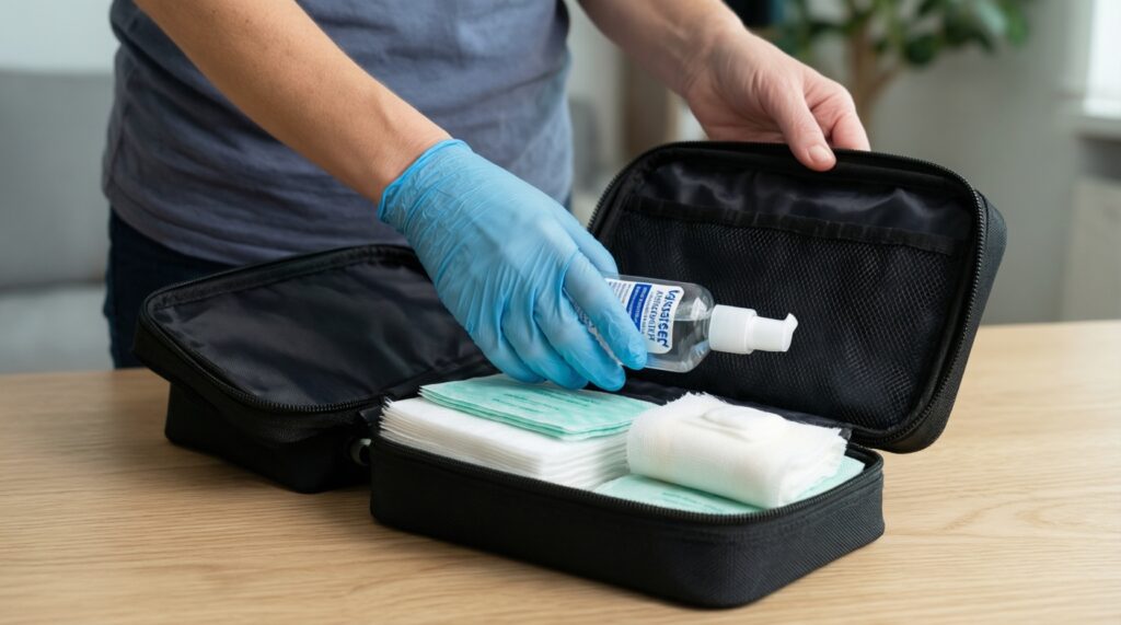 Первая помощь в быту: алгоритмы действий при ожогах, кровотечениях и приступах - иллюстрация