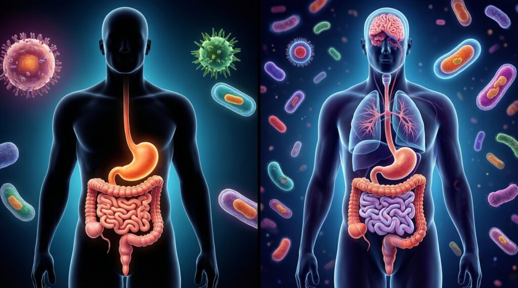 Микробиом кишечника: как бактерии связаны с иммунитетом, кожей и настроением - иллюстрация