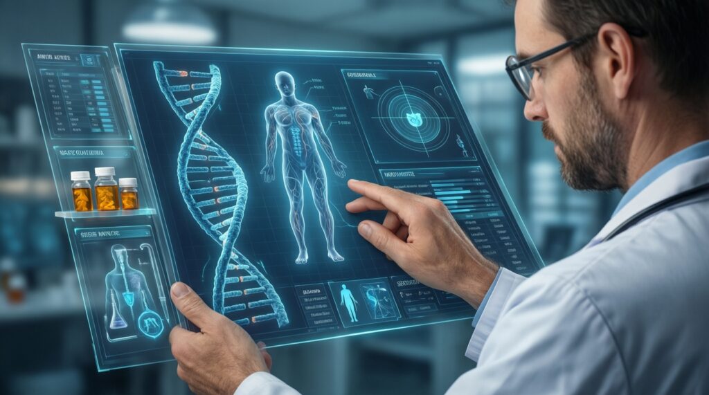 Персонализированная медицина: как генетика меняет лечение - иллюстрация