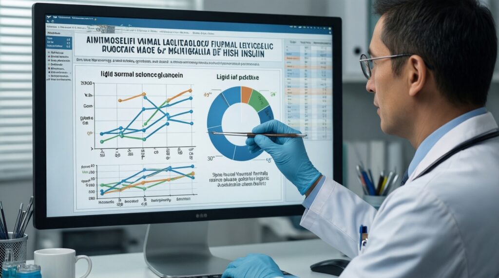 Метаболическое здоровье: инсулинорезистентность и путь к диабету 2 типа - иллюстрация